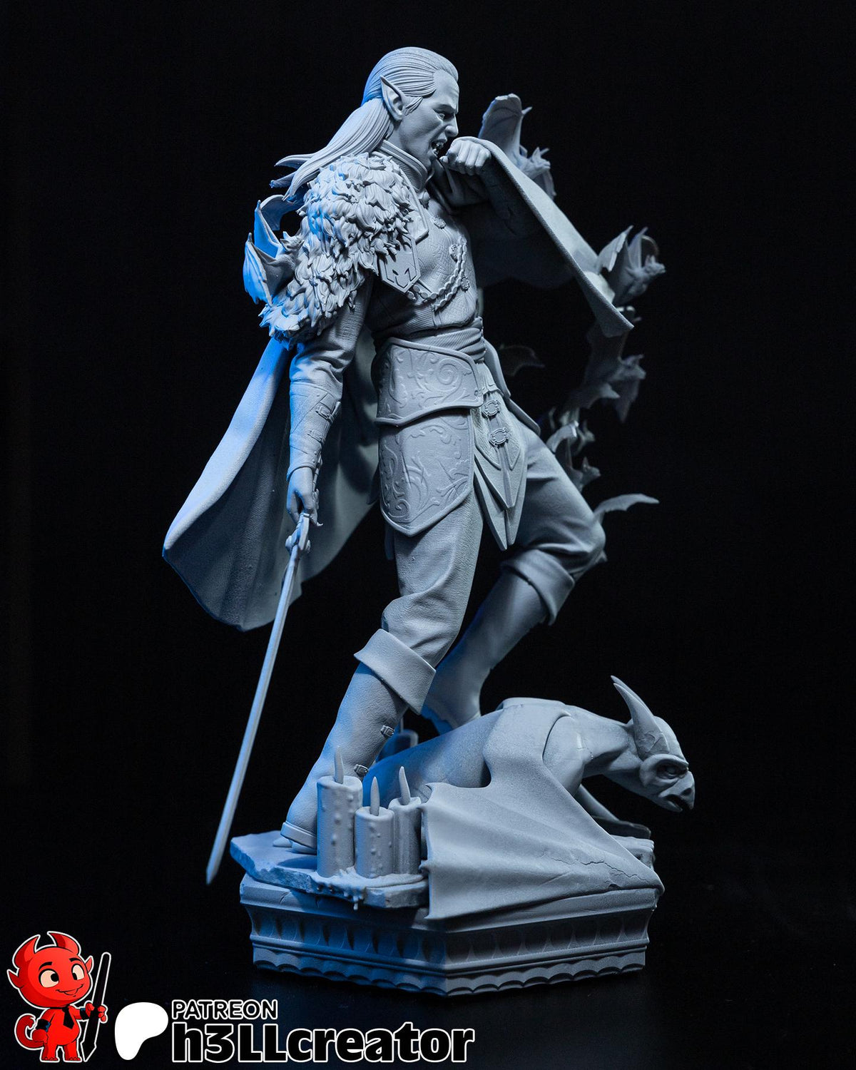 Strahd von Zarovich Curse of Strahd Figure - paintable tabletop miniature product view