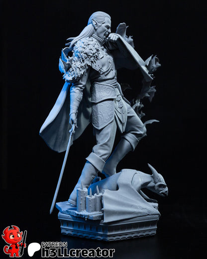 Strahd von Zarovich Curse of Strahd Figure - paintable tabletop miniature product view
