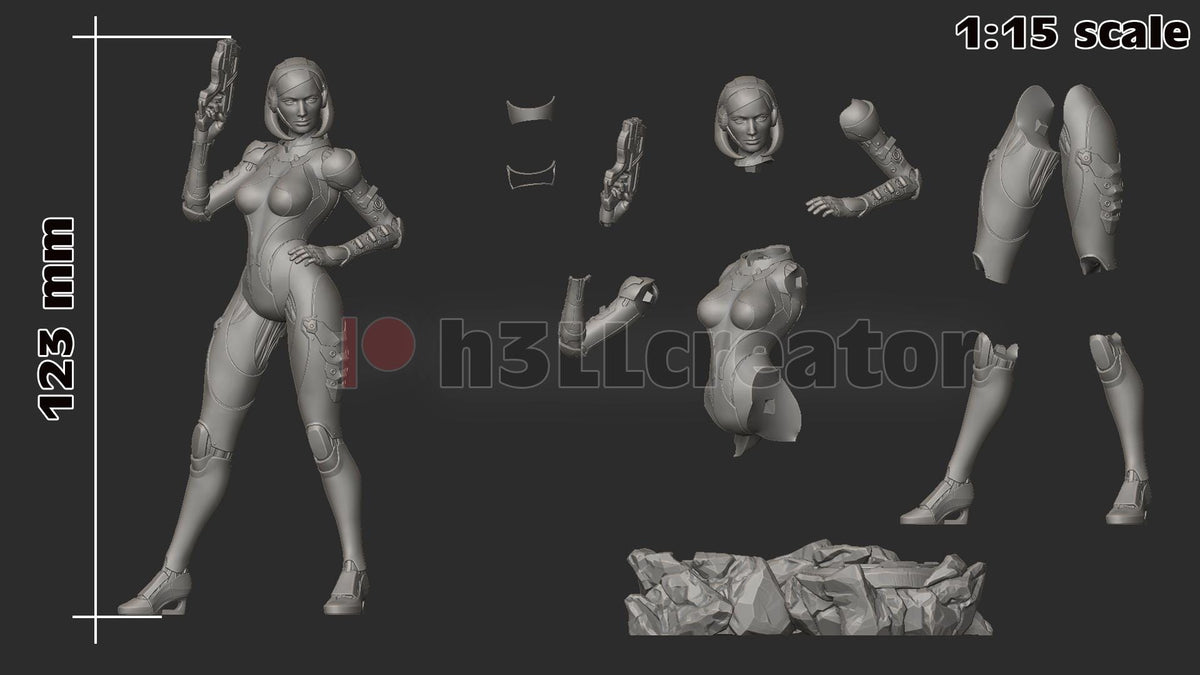 EDI Figure - Mass Effect - resin miniature view 7