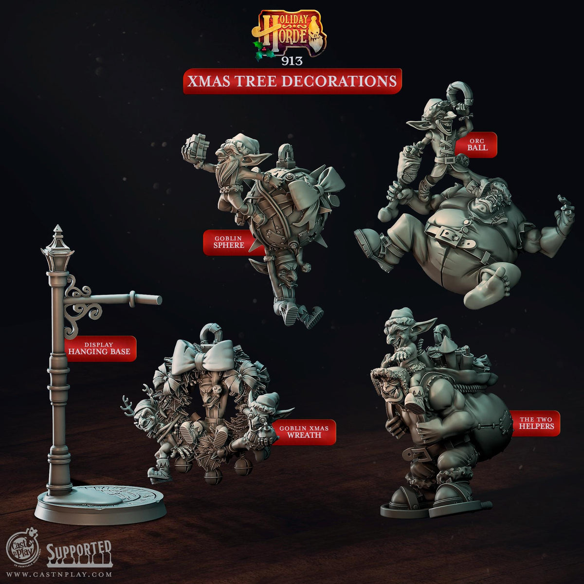 Goblin Miniature - resin tabletop miniature front view