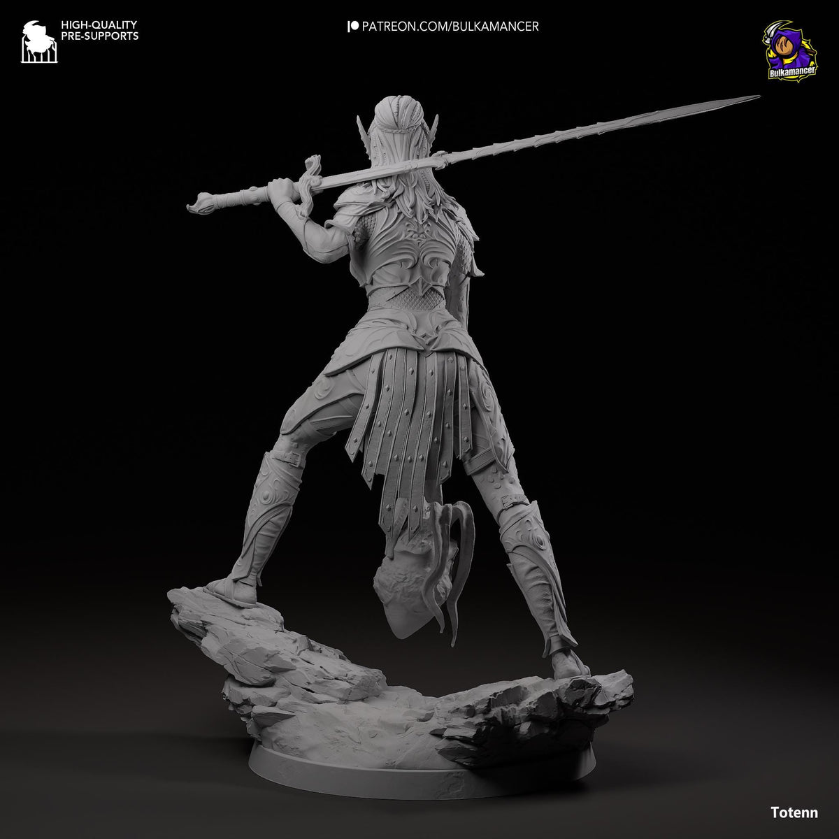 Lae'zel Figure - Baldur's Gate 3 - resin miniature view 6
