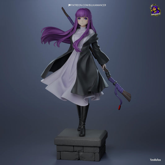 Fern Frieren Figure - resin tabletop miniature front view