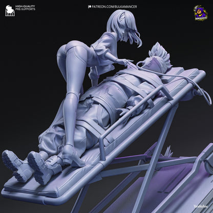 Lucy Figure - Cyberpunk: Edgerunners - paintable tabletop miniature product view