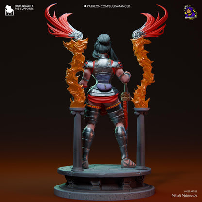 Nemesis Figure - Hades - resin tabletop miniature alternate angle