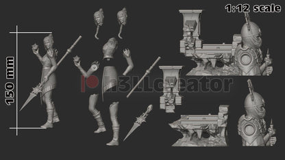 Shadowheart Figure - Baldur's Gate 3 - resin miniature view 8