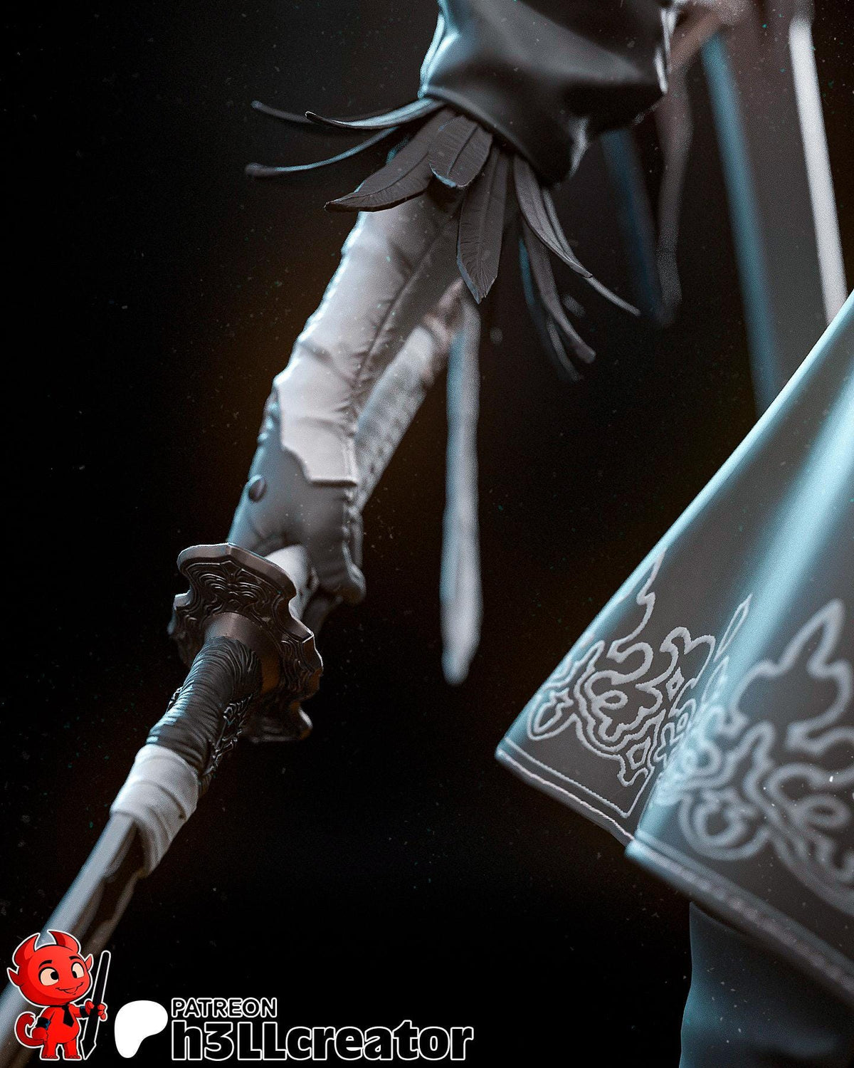 2B YoRHa No. 2 Type B Figure - resin miniature view 5