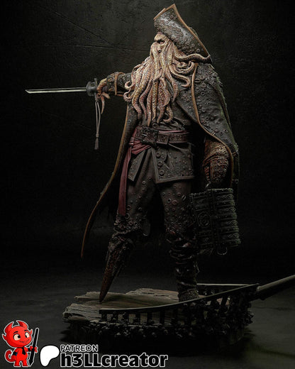 Davy Jones Figure - Pirates of the Caribbean - resin miniature view 5