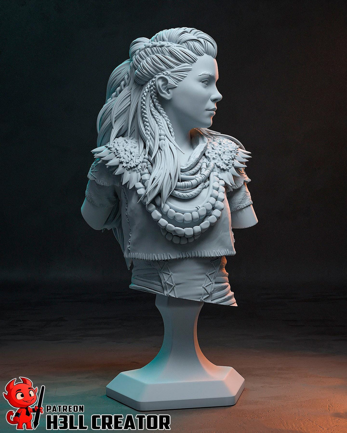 Aloy Horizon Zero Dawn Bust - resin miniature view 5