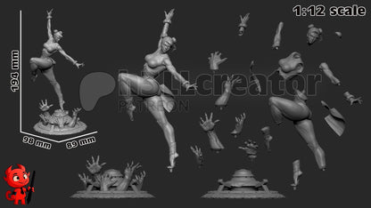 Chun Li Figure - Street Fighter - resin miniature view 8