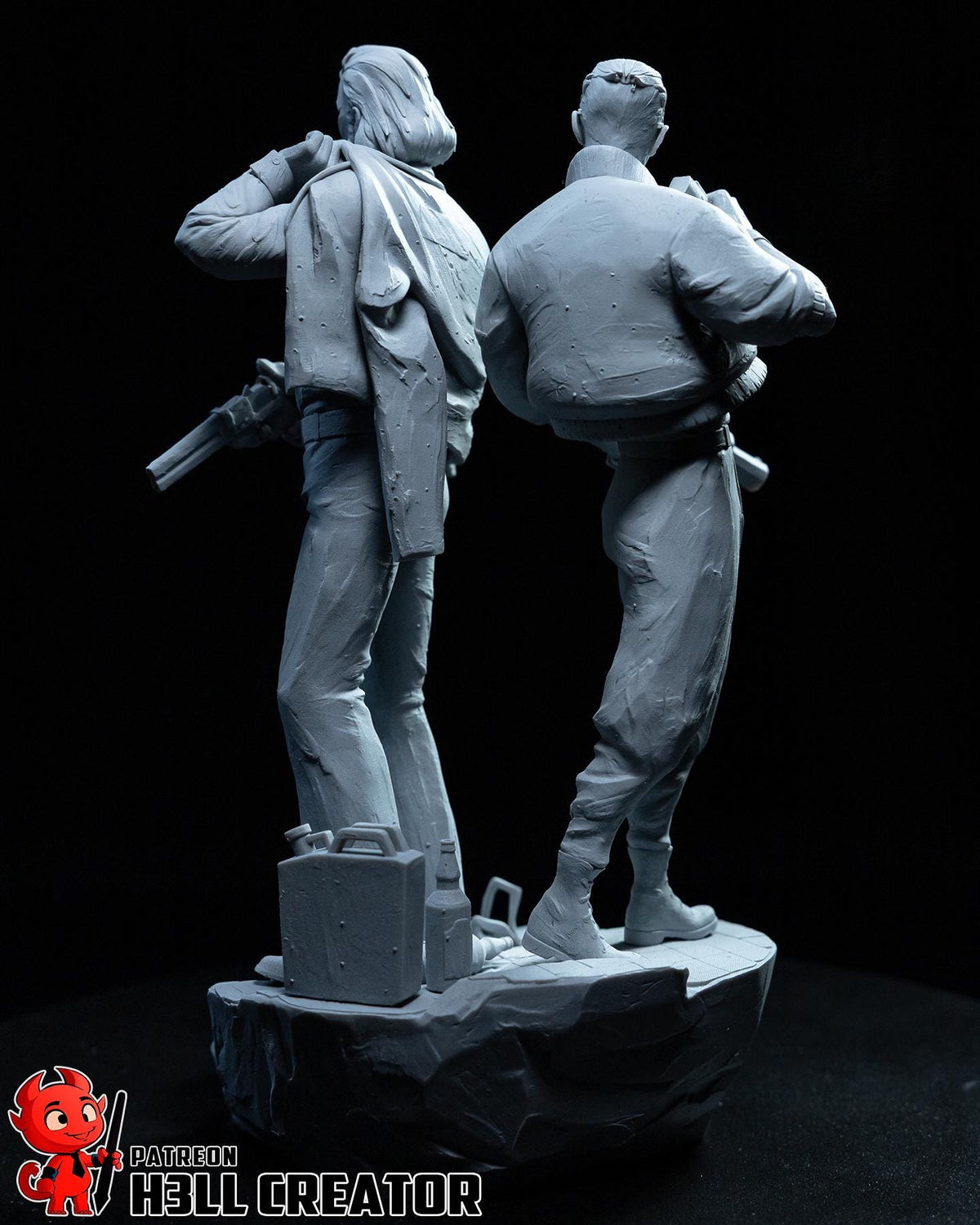 Harry and Kim Disco Elysium Figure - resin miniature view 6