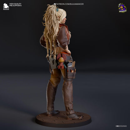Gemma Figure - Monster Hunter Wilds - resin tabletop miniature alternate angle