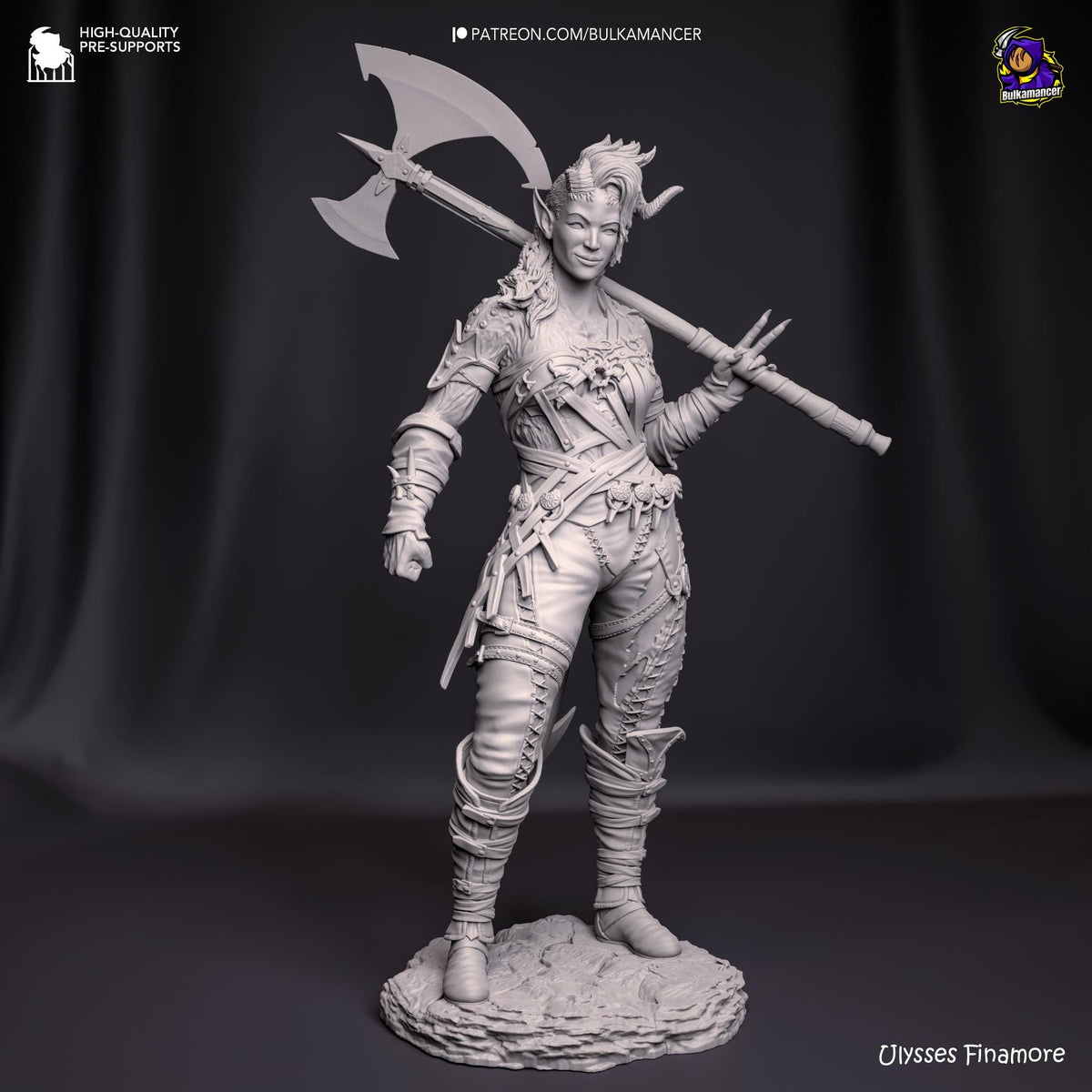 Karlach Figure - Baldur’s Gate 3 - resin miniature view 5