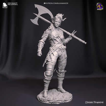 Karlach Figure - Baldur’s Gate 3 - resin miniature view 5