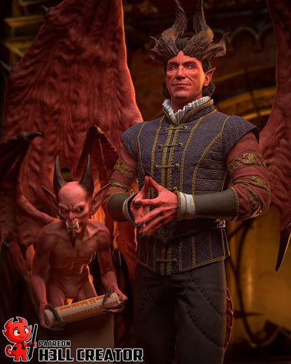 Raphael Figure - Baldur's Gate 3 - resin miniature view 8