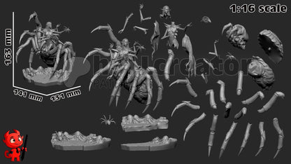 Lolth Figure - resin miniature view 8