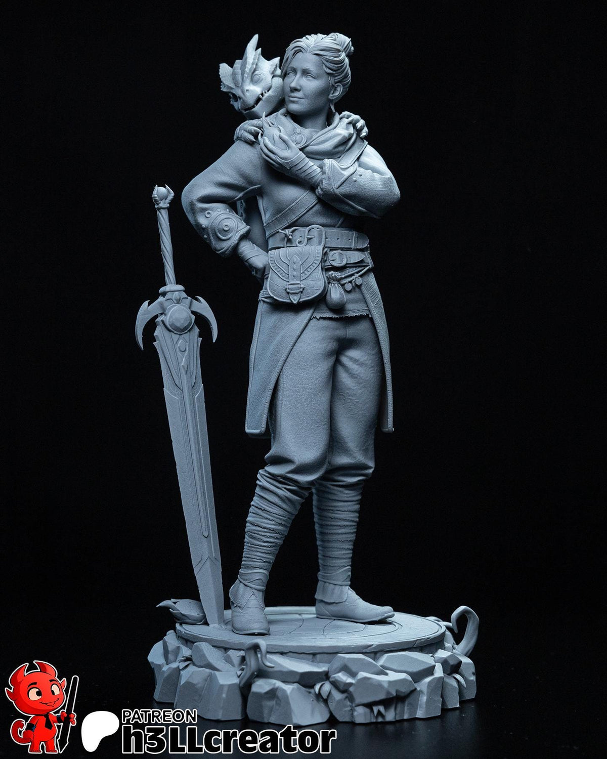 Zoe Split Fiction Figure - resin miniature view 6