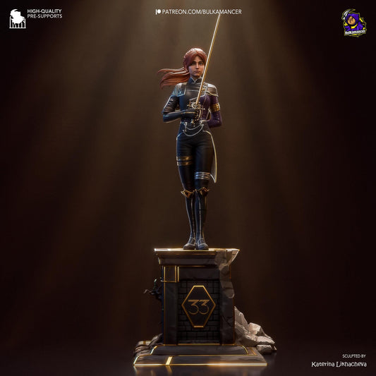 Maelle Figure - Clair Obscur: Expedition 33 - resin tabletop miniature front view