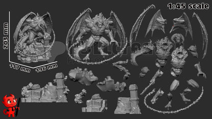 Balrog Figure - The Lord of the Rings - resin miniature view 6