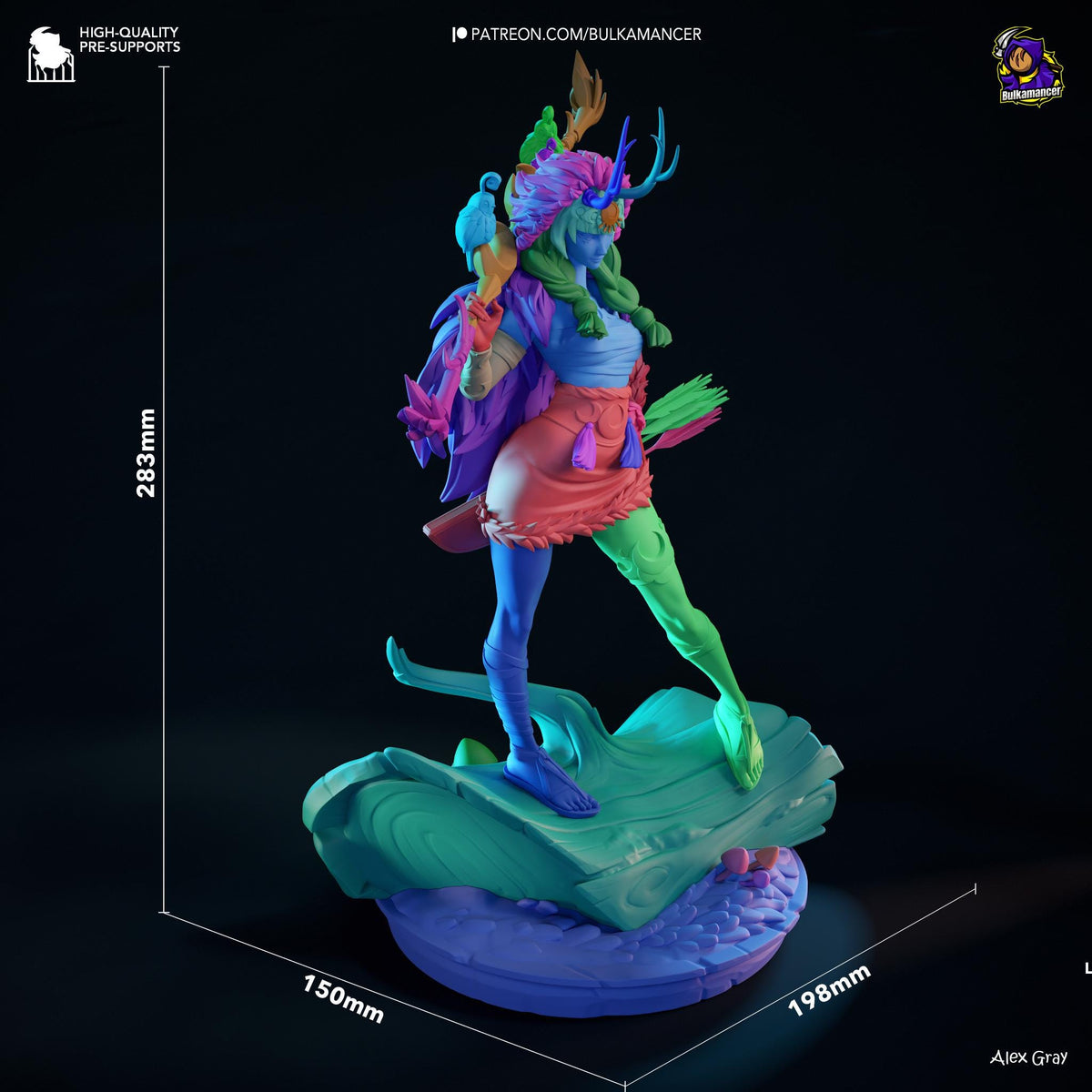 Artemis Figure - Hades - resin miniature view 7