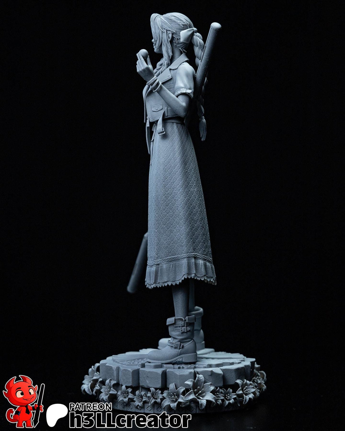 Aerith Figure - Final Fantasy VII - resin miniature view 6