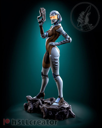 EDI Figure - Mass Effect - resin tabletop miniature front view
