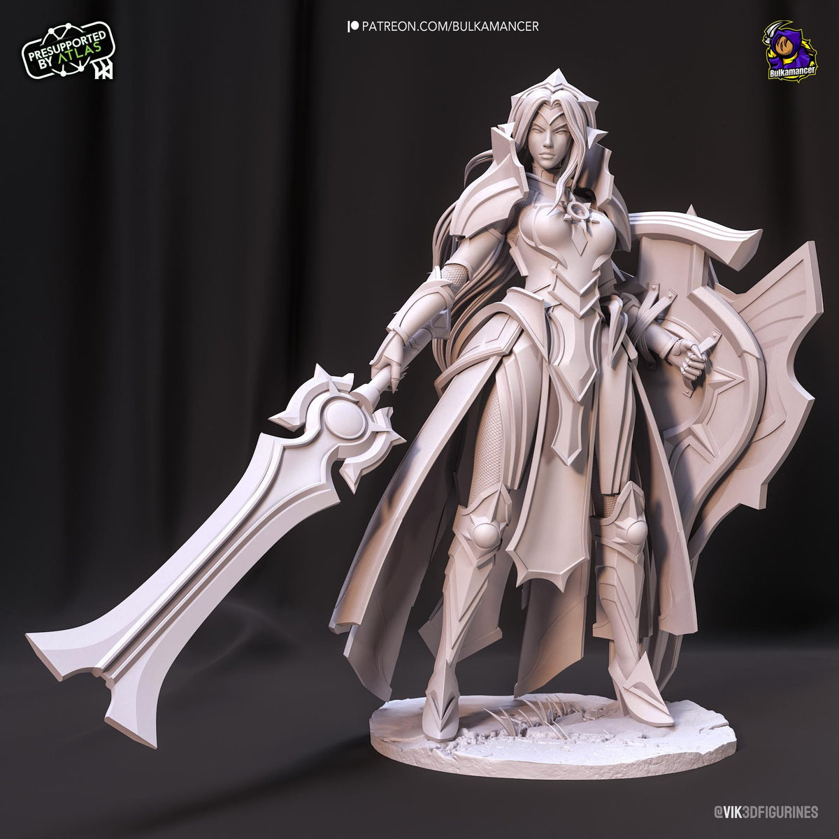 Leona Figure - League of Legends - resin miniature view 5