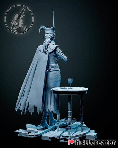 Lady Maria Bloodborne Figure - paintable tabletop miniature product view