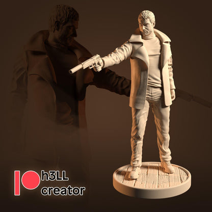 Chris Redfield 1 12 Resident Evil Gift Him Her Figure - resin tabletop miniature front view