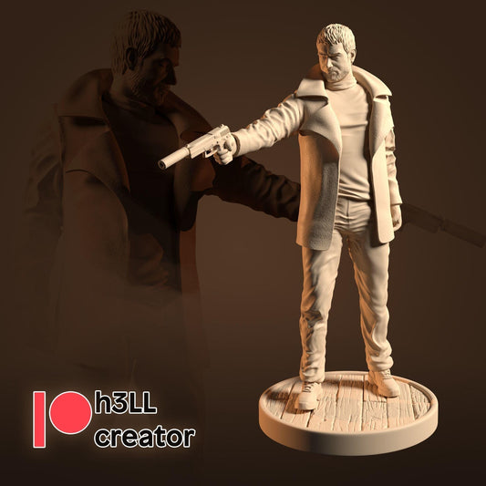 Chris Redfield 1 12 Resident Evil Gift Him Her Figure - resin tabletop miniature front view