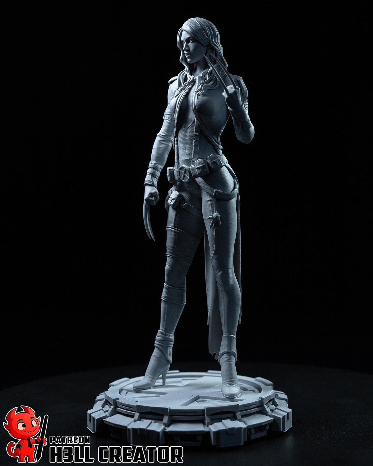 X 23 Figure - paintable tabletop miniature product view