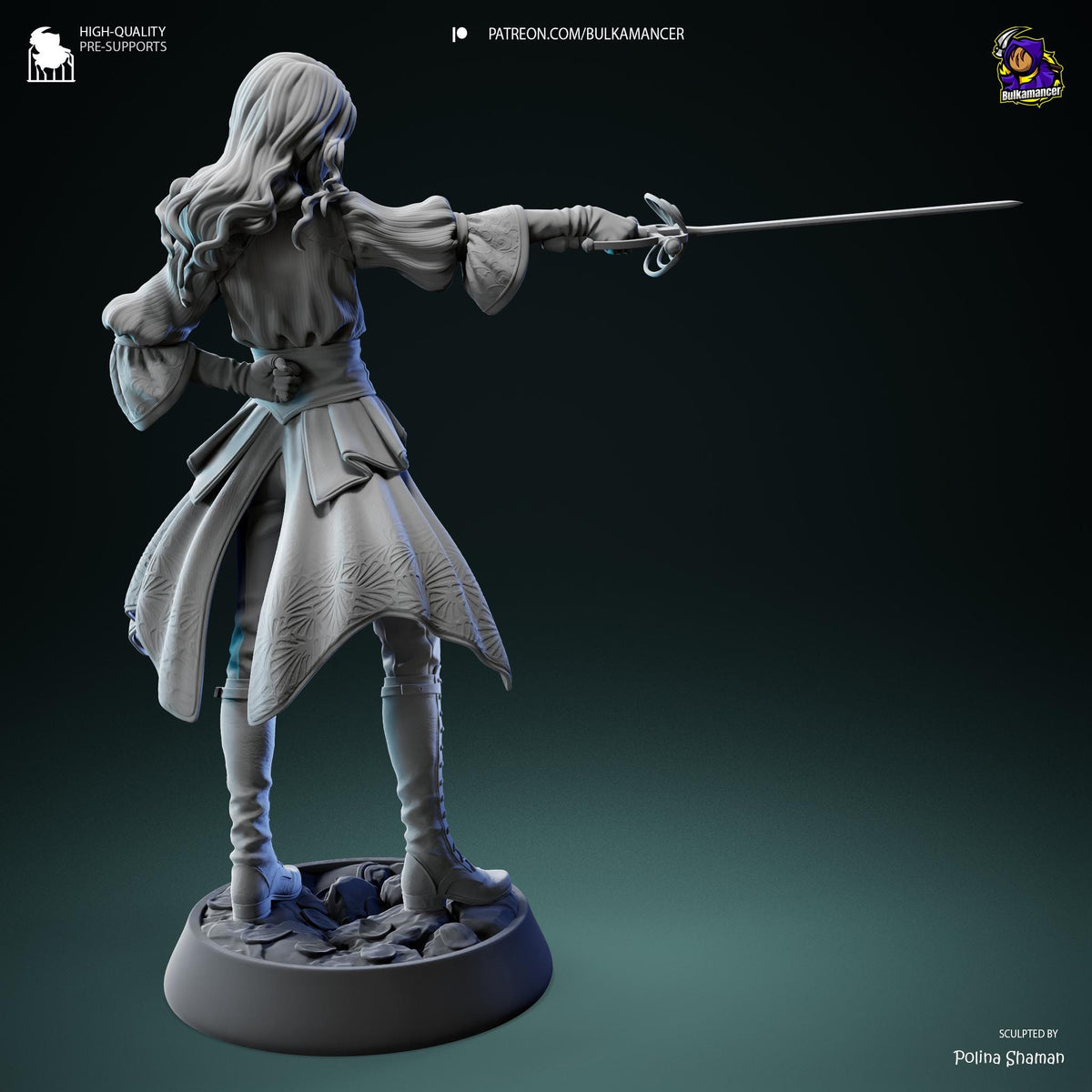 Maelle Figure - Clair Obscur: Expedition 33 - paintable tabletop miniature product view