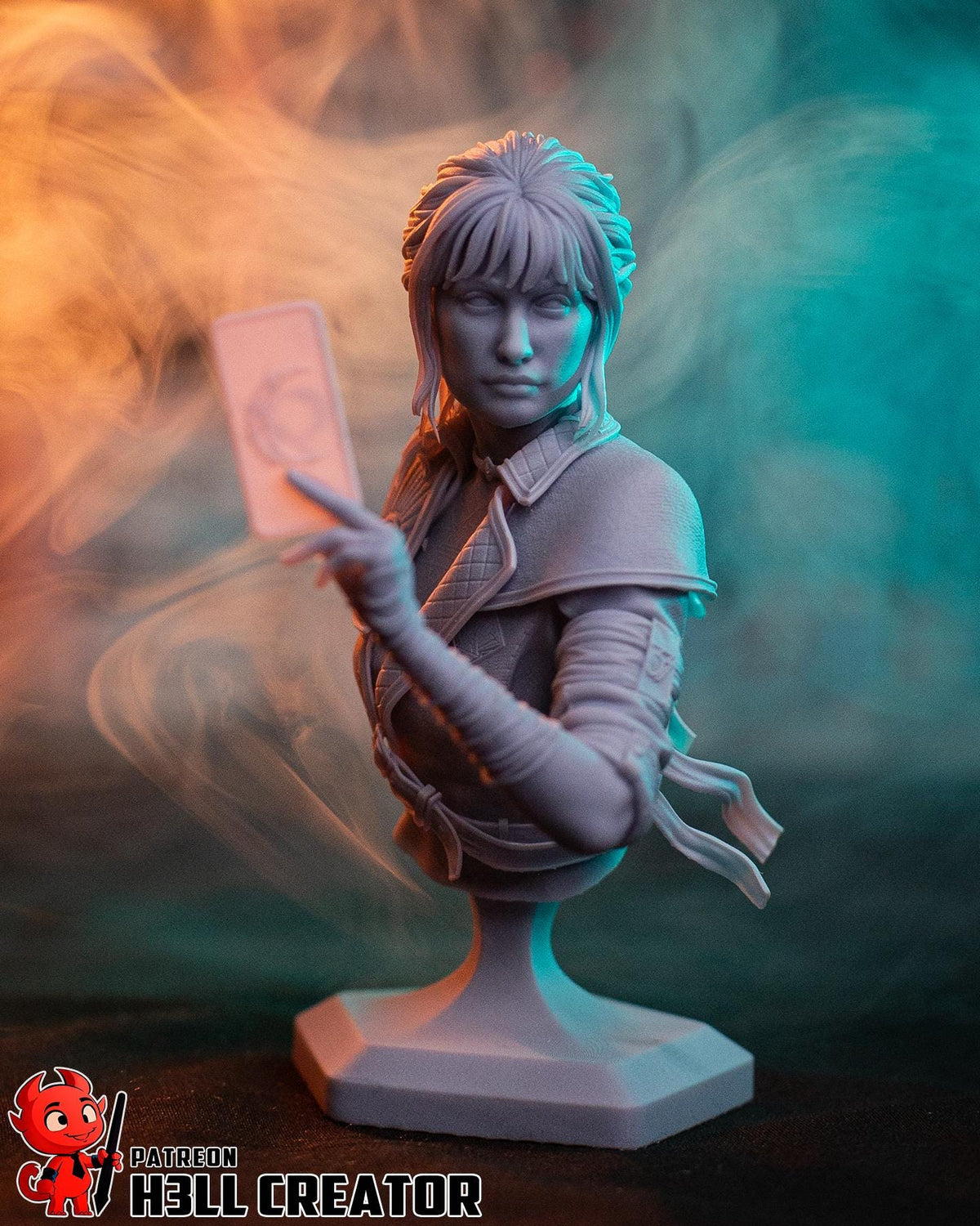 Sciel Bust - Clair Obscur: Expedition 33 - resin tabletop miniature front view