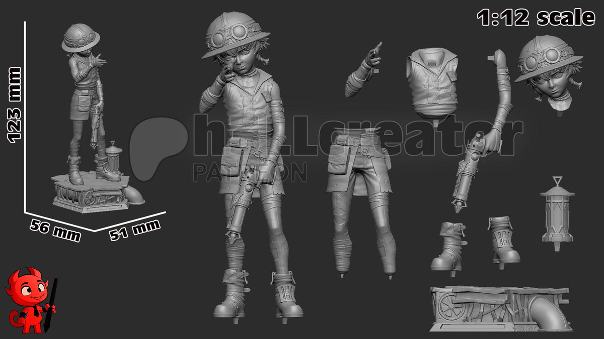 Isha Figure - Arcane - resin miniature view 6