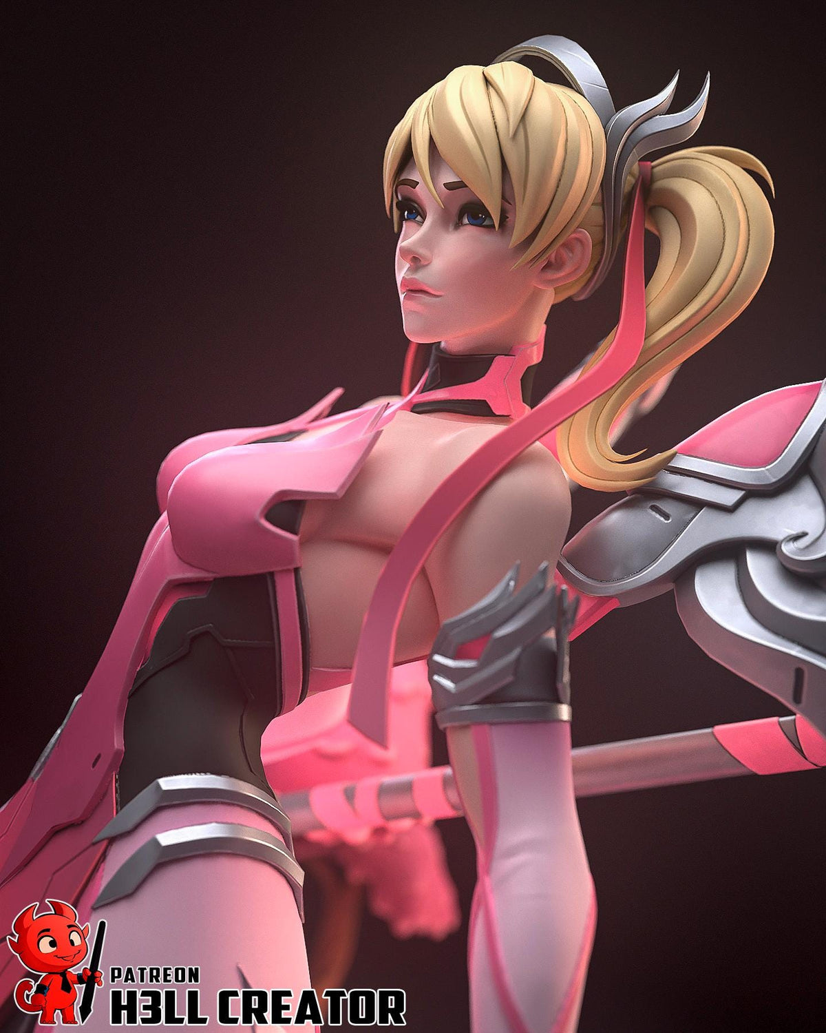 Mercy Figure - Overwatch - resin miniature view 8