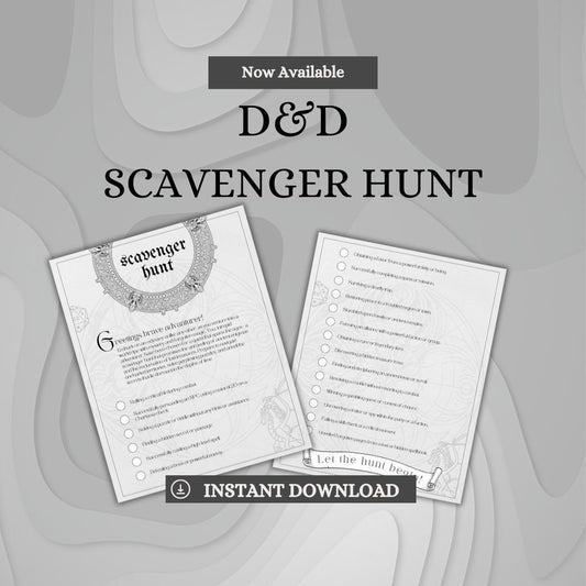 Scavenger Hunt - digital download preview