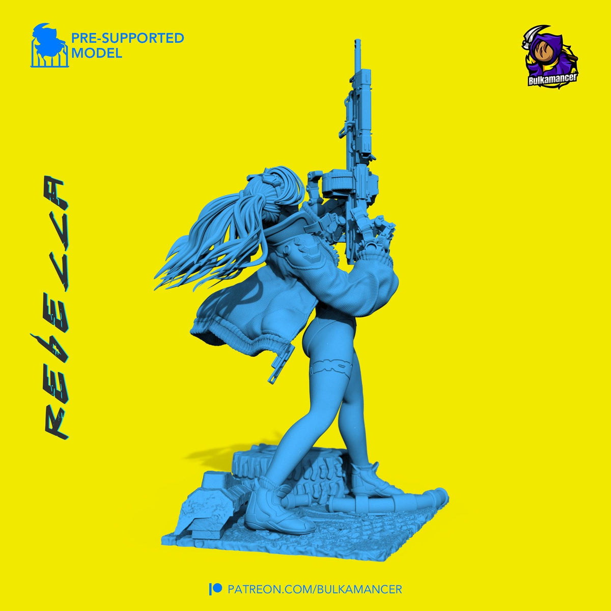 Rebecca Figure - Cyberpunk: Edgerunners - resin miniature view 5