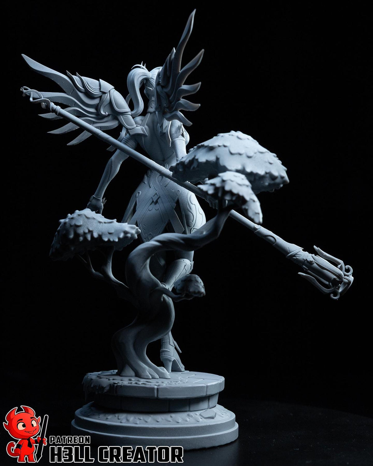 Mercy Figure - Overwatch - paintable tabletop miniature product view