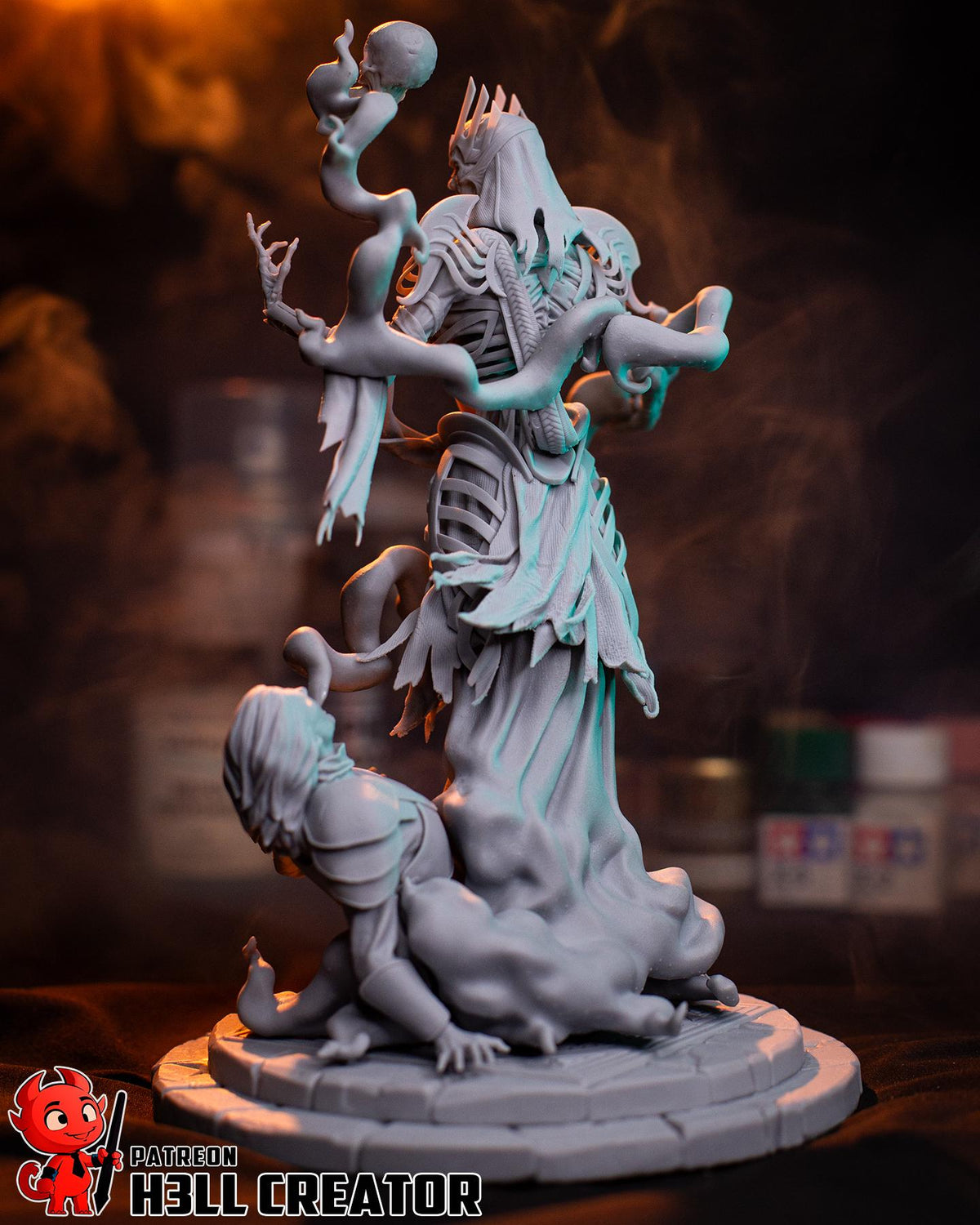 Vecna Figure - paintable tabletop miniature product view