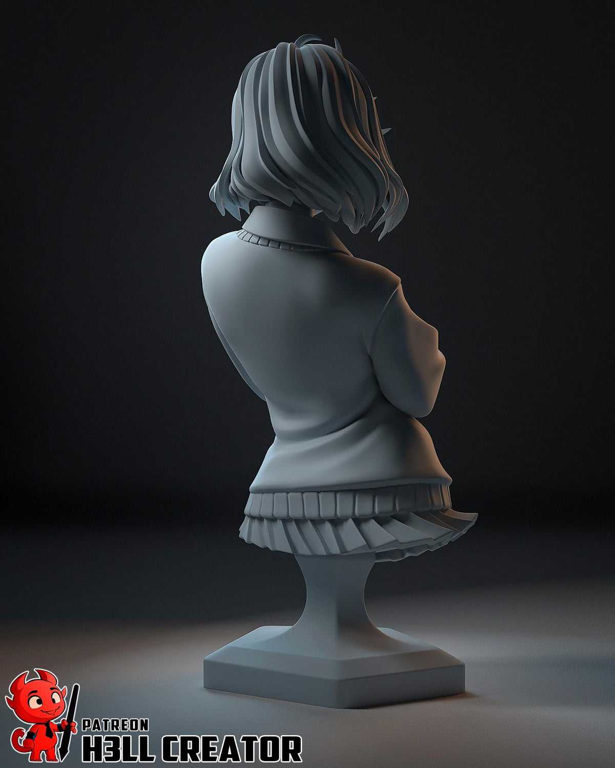 Momo Ayase DanDaDan Bust - resin miniature view 6