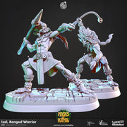Troll Warrior Miniature - resin tabletop miniature front view