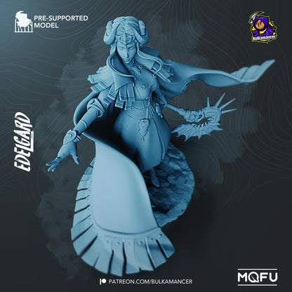 Edelgard Figure - Fire Emblem: Three Houses - paintable tabletop miniature product view