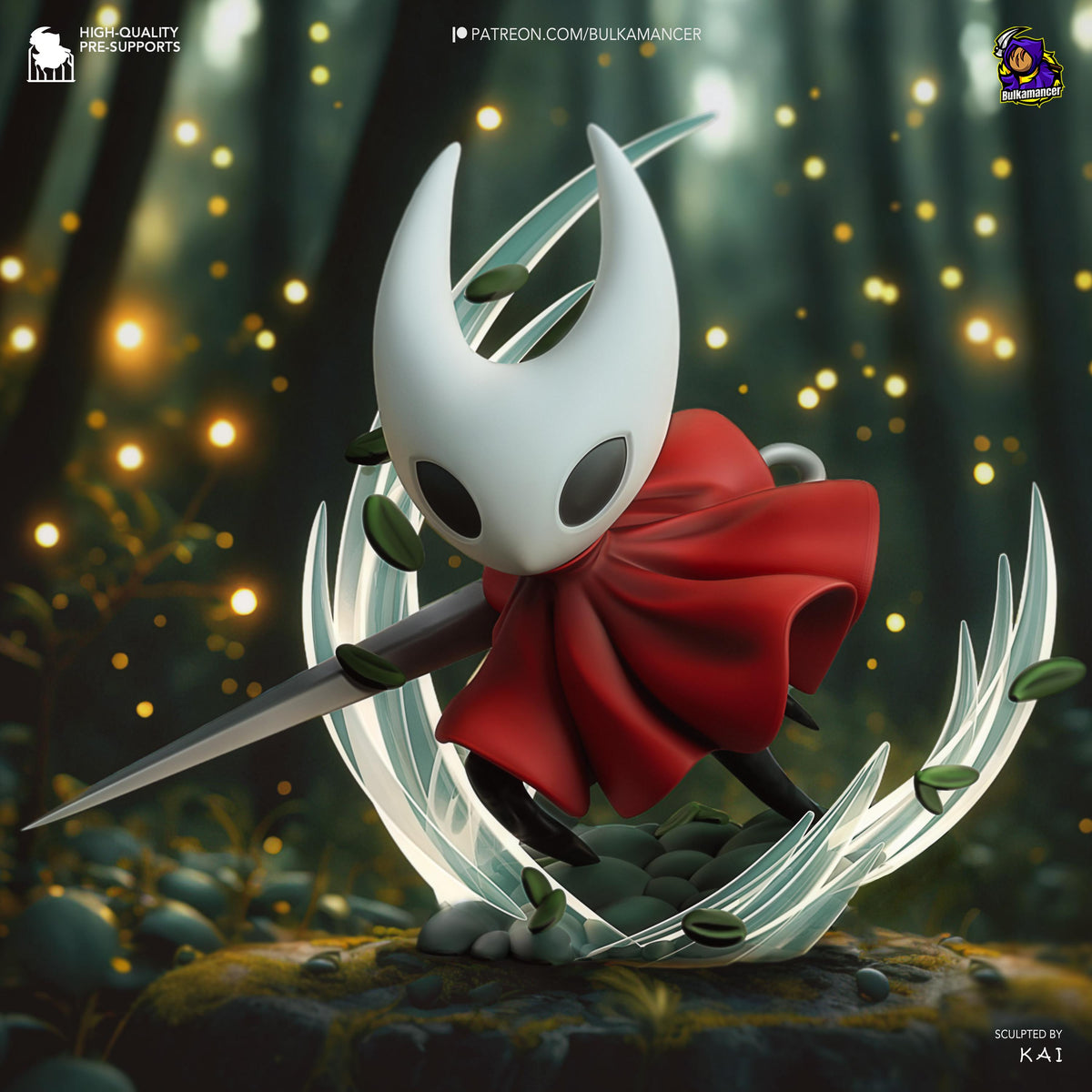 Hornet Hollow Knight Silksong Figure - paintable tabletop miniature product view