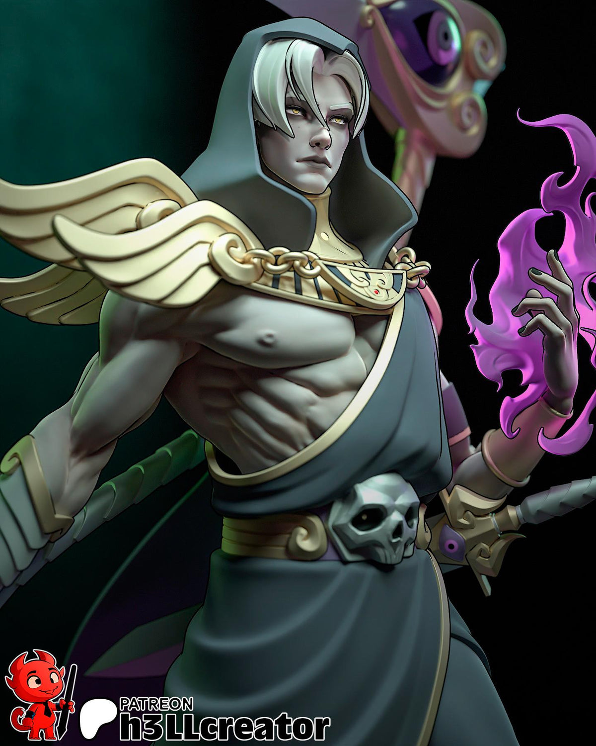 Thanatos Figure - Hades - resin miniature view 7