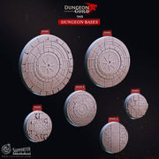 Dungeon Guild Bases Set - resin tabletop miniature front view