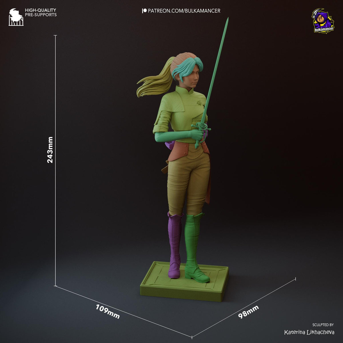 Maelle Figure - Clair Obscur: Expedition 33 - resin miniature view 7