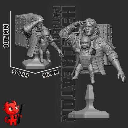 Sam Porter Bridges Death Stranding 2 Bust - resin miniature view 7