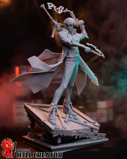 Dante Devil May Cry 4 Figure - resin tabletop miniature front view