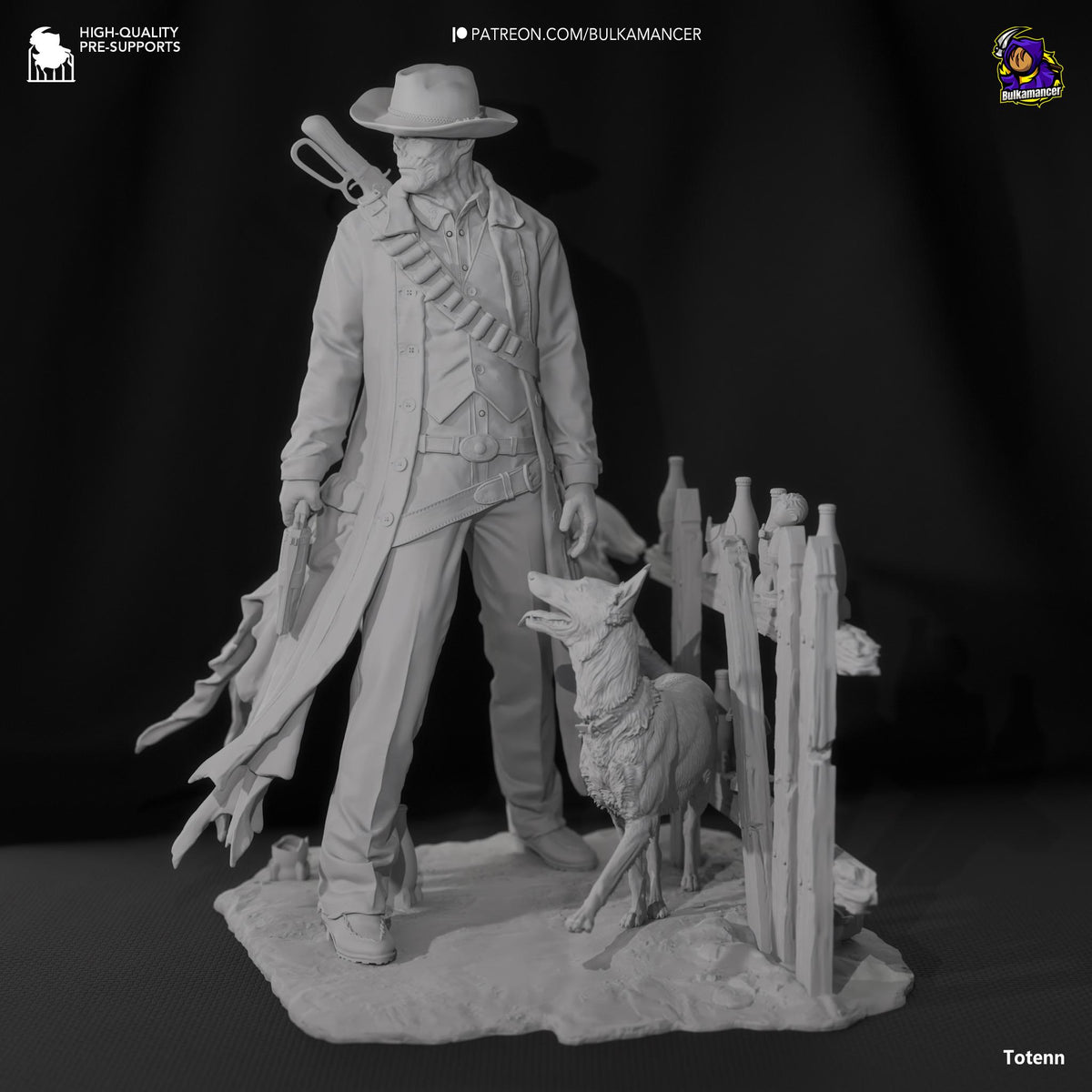 Fallout Ghoul Figure - resin miniature view 5