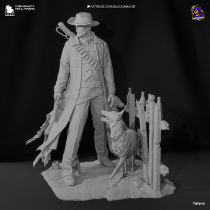 Fallout Ghoul Figure - resin miniature view 5