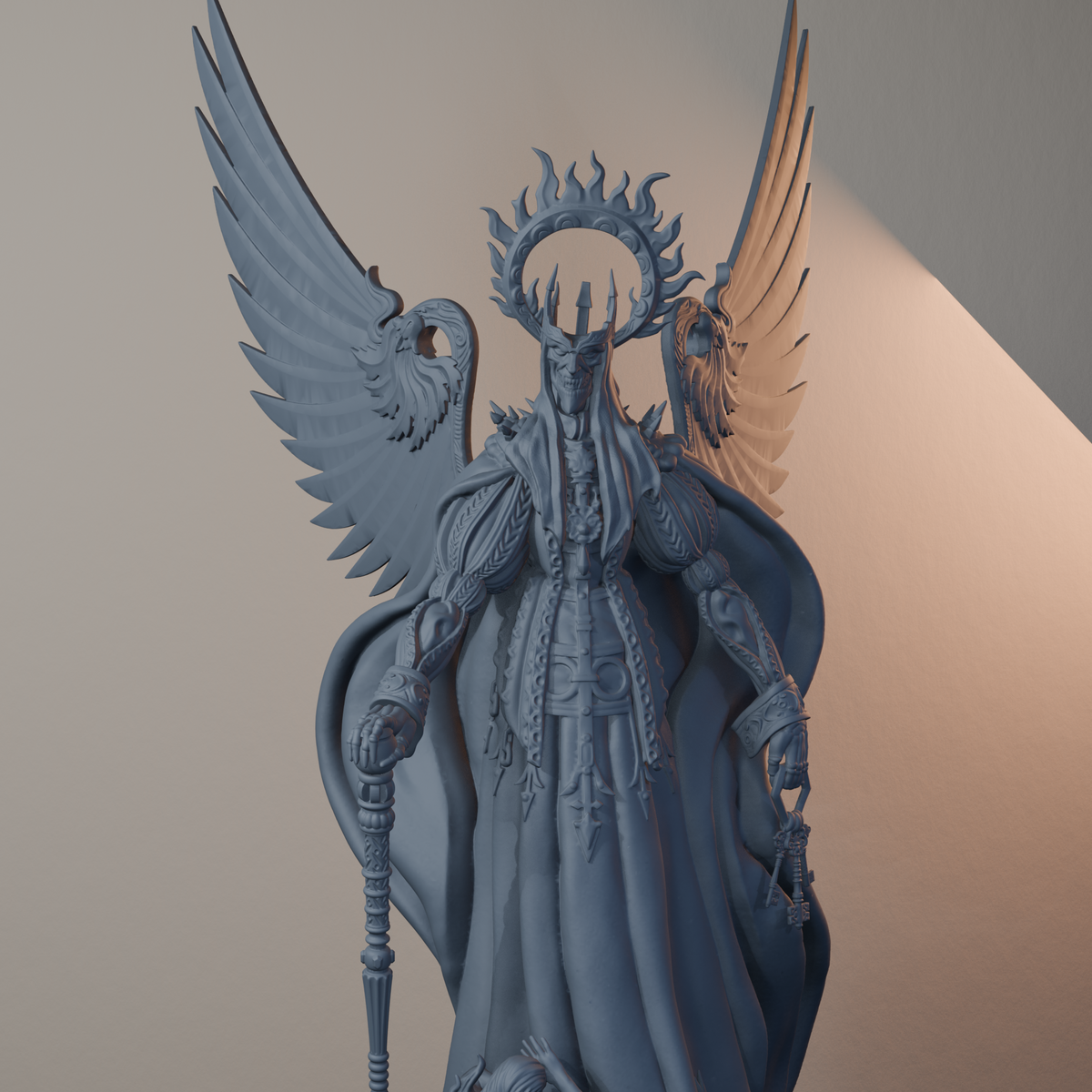 The Baron Fantasy Miniatures - The Sorrow Baron - detail upper view
